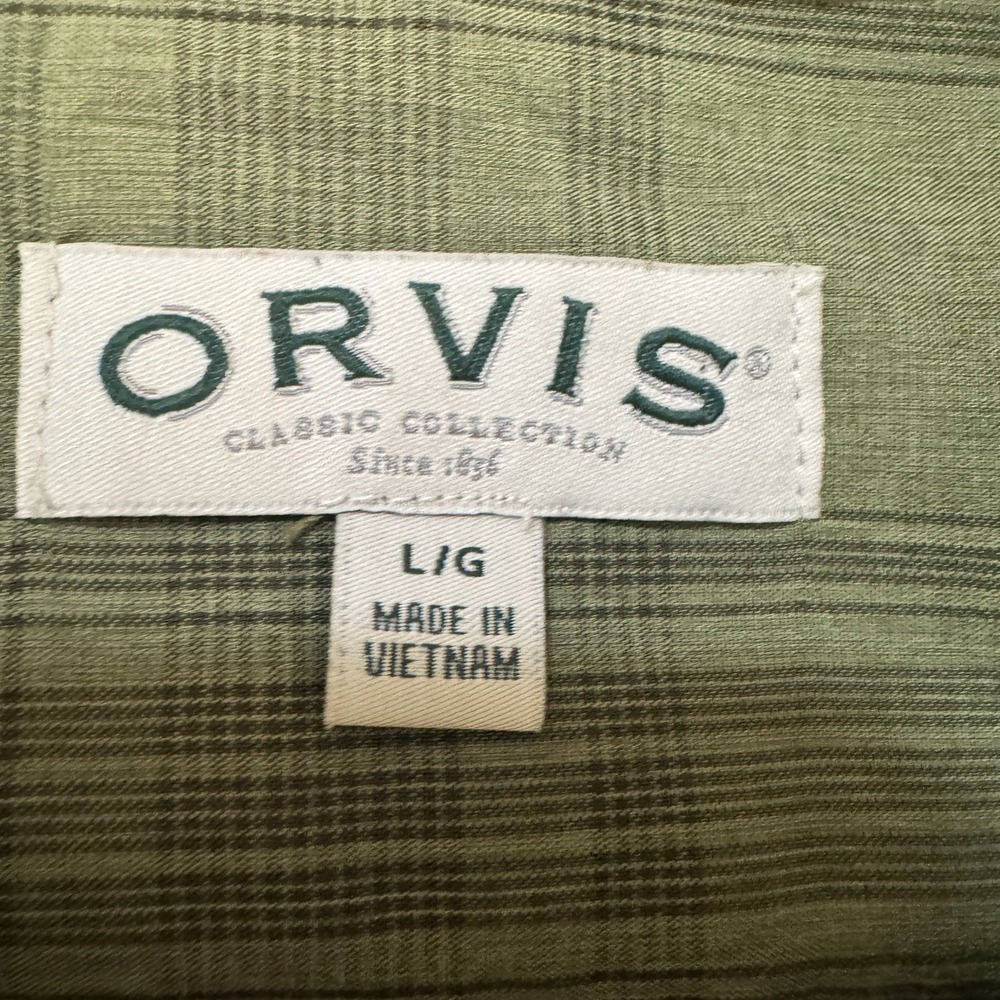 Orvis Classic Fit Shirt Mens L Lot of 5 Plaid Button Front Short Sleeve - Picture 16 of 16